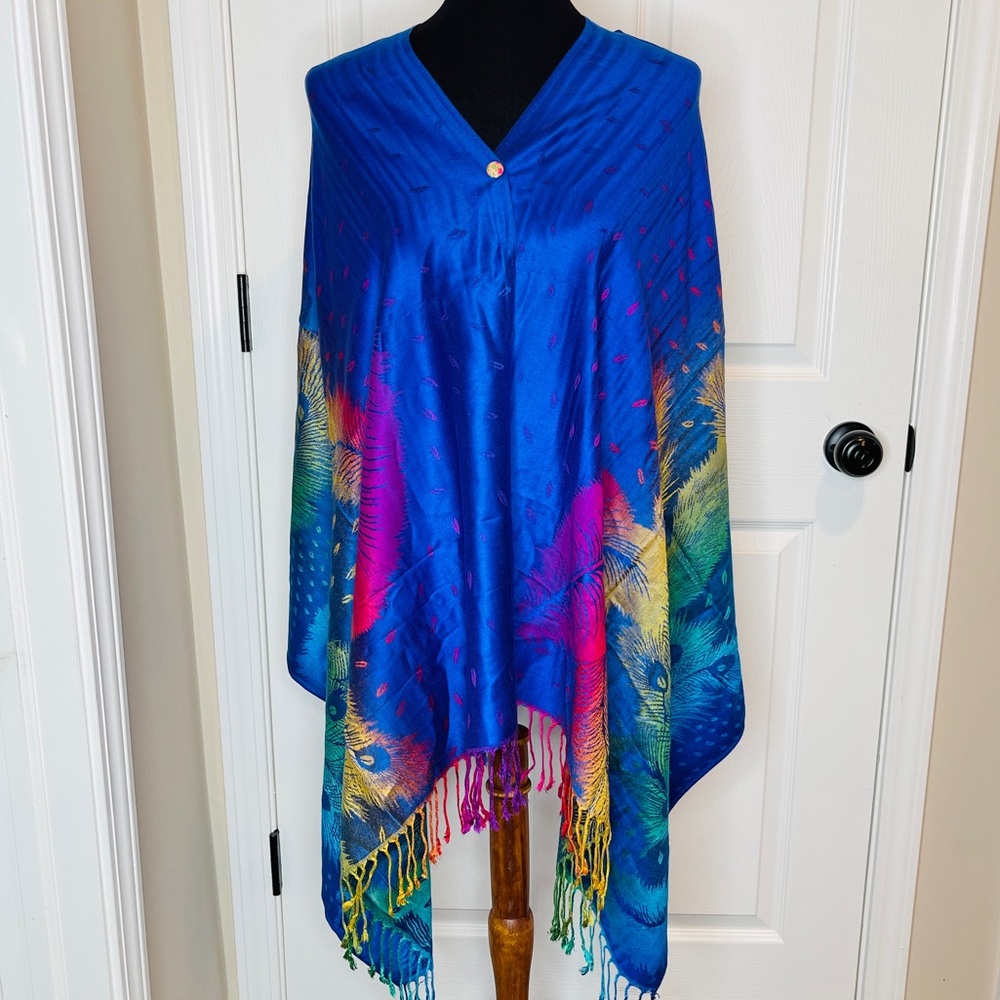 Pashmina color fusion scarf shawl women fashion accessories cashmere